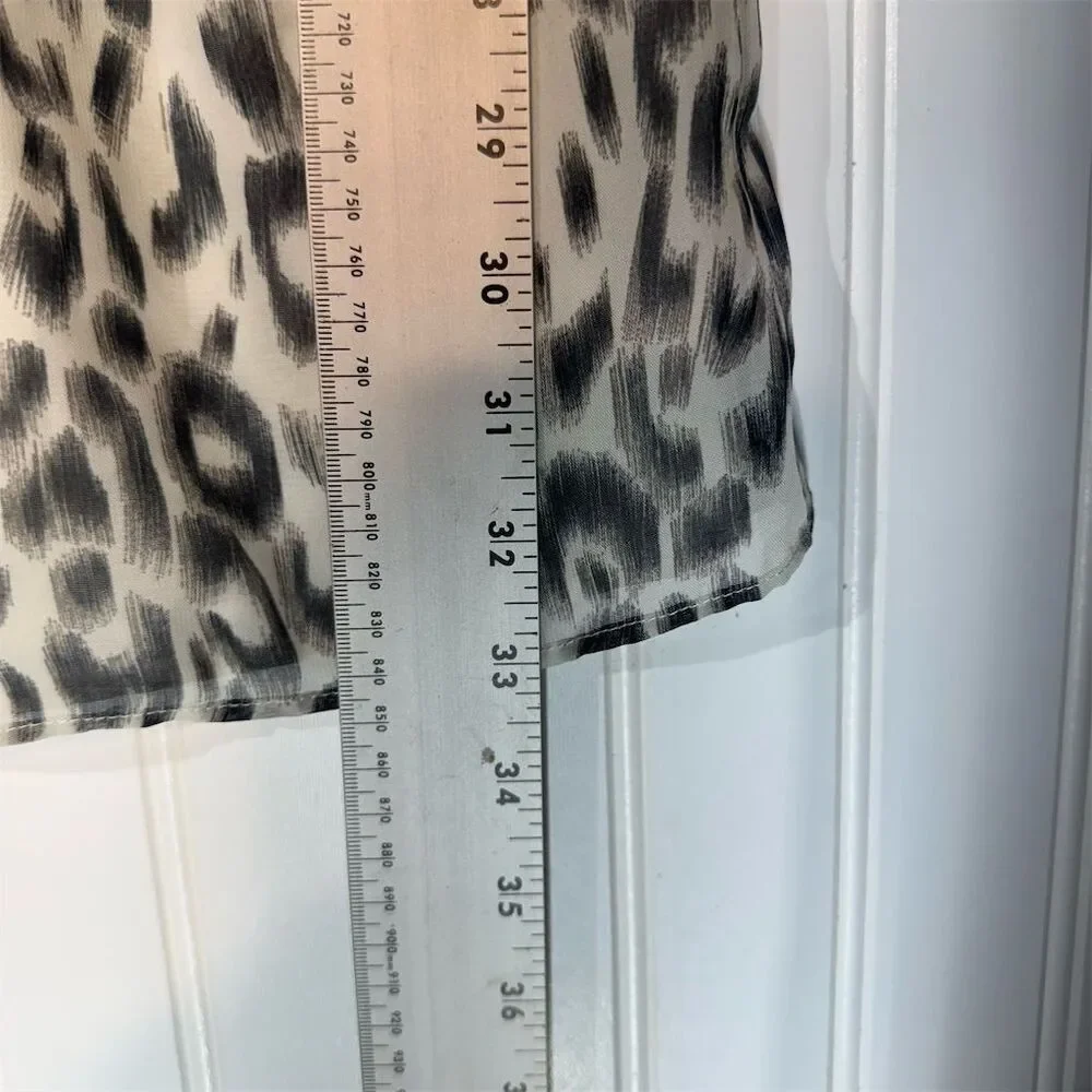 Y2K Superdown Leopard Print Ruffle Mini Dress M – Revolve Clubwear Sexy - Picture 5 of 7